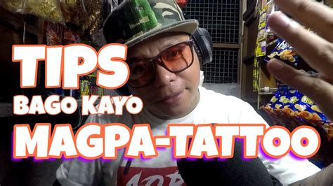 tattoo sa pepe|Tips Bago Magpa.